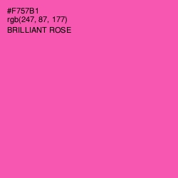 #F757B1 - Brilliant Rose Color Image