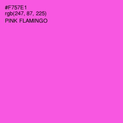 #F757E1 - Pink Flamingo Color Image