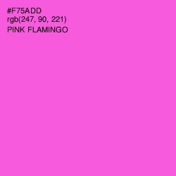 #F75ADD - Pink Flamingo Color Image