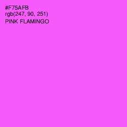 #F75AFB - Pink Flamingo Color Image