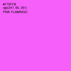 #F75FFB - Pink Flamingo Color Image