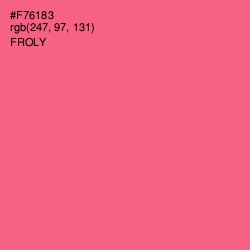 #F76183 - Froly Color Image