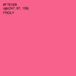 #F7618B - Froly Color Image