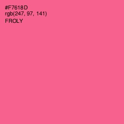 #F7618D - Froly Color Image