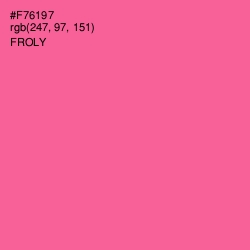 #F76197 - Froly Color Image