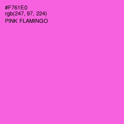 #F761E0 - Pink Flamingo Color Image