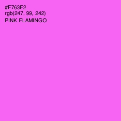 #F763F2 - Pink Flamingo Color Image