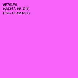 #F763F6 - Pink Flamingo Color Image