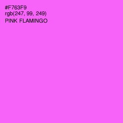 #F763F9 - Pink Flamingo Color Image