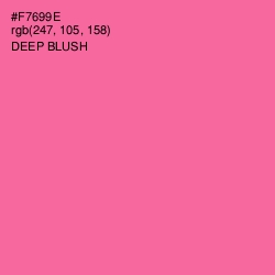 #F7699E - Deep Blush Color Image