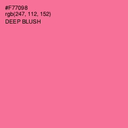 #F77098 - Deep Blush Color Image