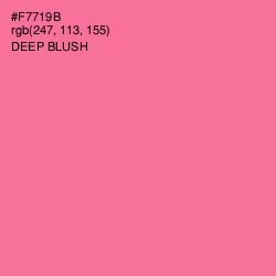 #F7719B - Deep Blush Color Image