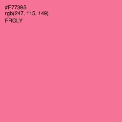 #F77395 - Froly Color Image