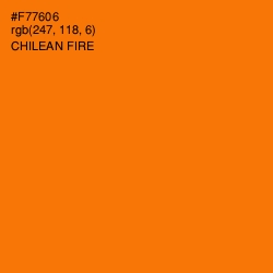 #F77606 - Chilean Fire Color Image