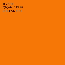 #F77706 - Chilean Fire Color Image