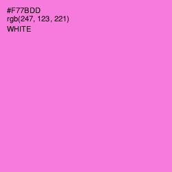 #F77BDD - Orchid Color Image