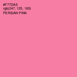 #F77DA5 - Persian Pink Color Image