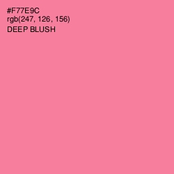 #F77E9C - Deep Blush Color Image