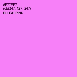 #F77FF7 - Blush Pink Color Image