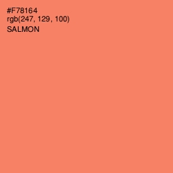 #F78164 - Salmon Color Image