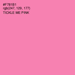 #F781B1 - Tickle Me Pink Color Image