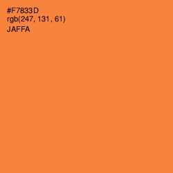 #F7833D - Jaffa Color Image