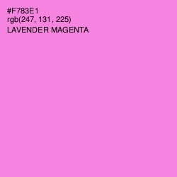 #F783E1 - Lavender Magenta Color Image