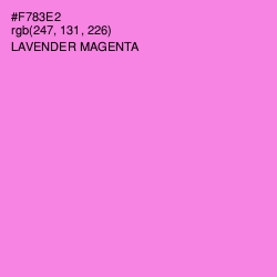 #F783E2 - Lavender Magenta Color Image