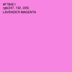 #F784E1 - Lavender Magenta Color Image