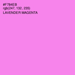 #F784EB - Lavender Magenta Color Image