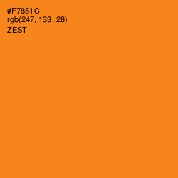 #F7851C - Zest Color Image