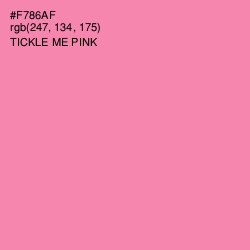 #F786AF - Tickle Me Pink Color Image