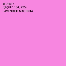 #F786E1 - Lavender Magenta Color Image