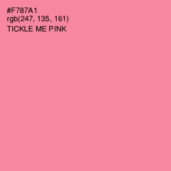 #F787A1 - Tickle Me Pink Color Image