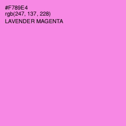 #F789E4 - Lavender Magenta Color Image