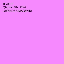 #F789FF - Lavender Magenta Color Image