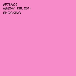 #F78AC9 - Shocking Color Image