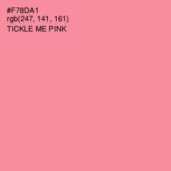 #F78DA1 - Tickle Me Pink Color Image