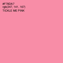 #F78DA7 - Tickle Me Pink Color Image