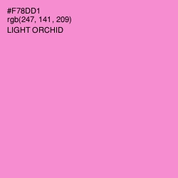 #F78DD1 - Light Orchid Color Image