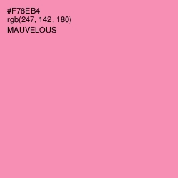 #F78EB4 - Mauvelous Color Image