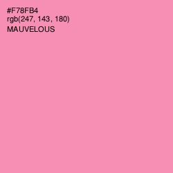 #F78FB4 - Mauvelous Color Image