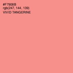 #F7908B - Vivid Tangerine Color Image