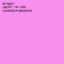 #F790EF - Lavender Magenta Color Image