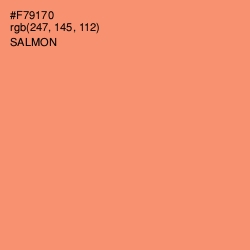 #F79170 - Salmon Color Image