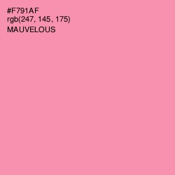 #F791AF - Mauvelous Color Image