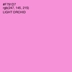 #F791D7 - Light Orchid Color Image