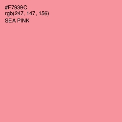 #F7939C - Sea Pink Color Image