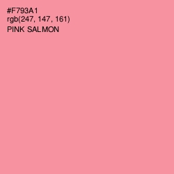 #F793A1 - Pink Salmon Color Image