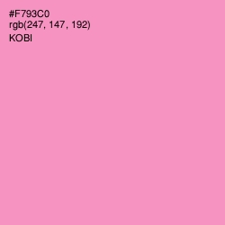 #F793C0 - Kobi Color Image